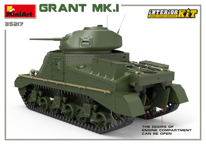 MiniArt 1/35 Military - Grant Mk. Interior Kit - 35217