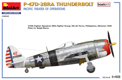 MiniArt 1/48 Aircraft - P-47D-28RA Thunderbolt, Pacific Theater - 48022