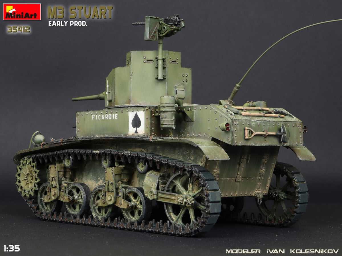 MiniArt 1/35 Military - M3 Stuart Early Prod - 35412