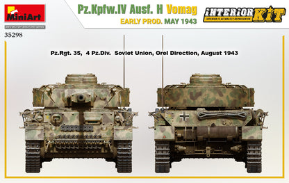 MiniArt 1/35 Military - Pz.Kpfw.IV Ausf. H Vomag Interior Kit - 35298