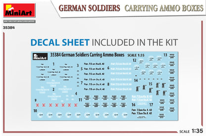 MiniArt 1/35 Military - German Soldiers Carrying Ammo Boxes - 35384