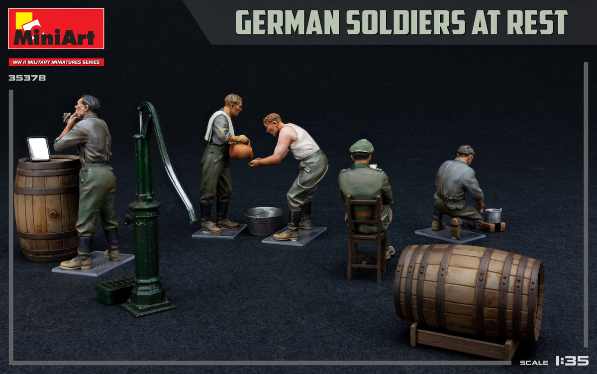 MiniArt 1/35 Military - German Soldiers at Rest (Spec Edition) - 35378