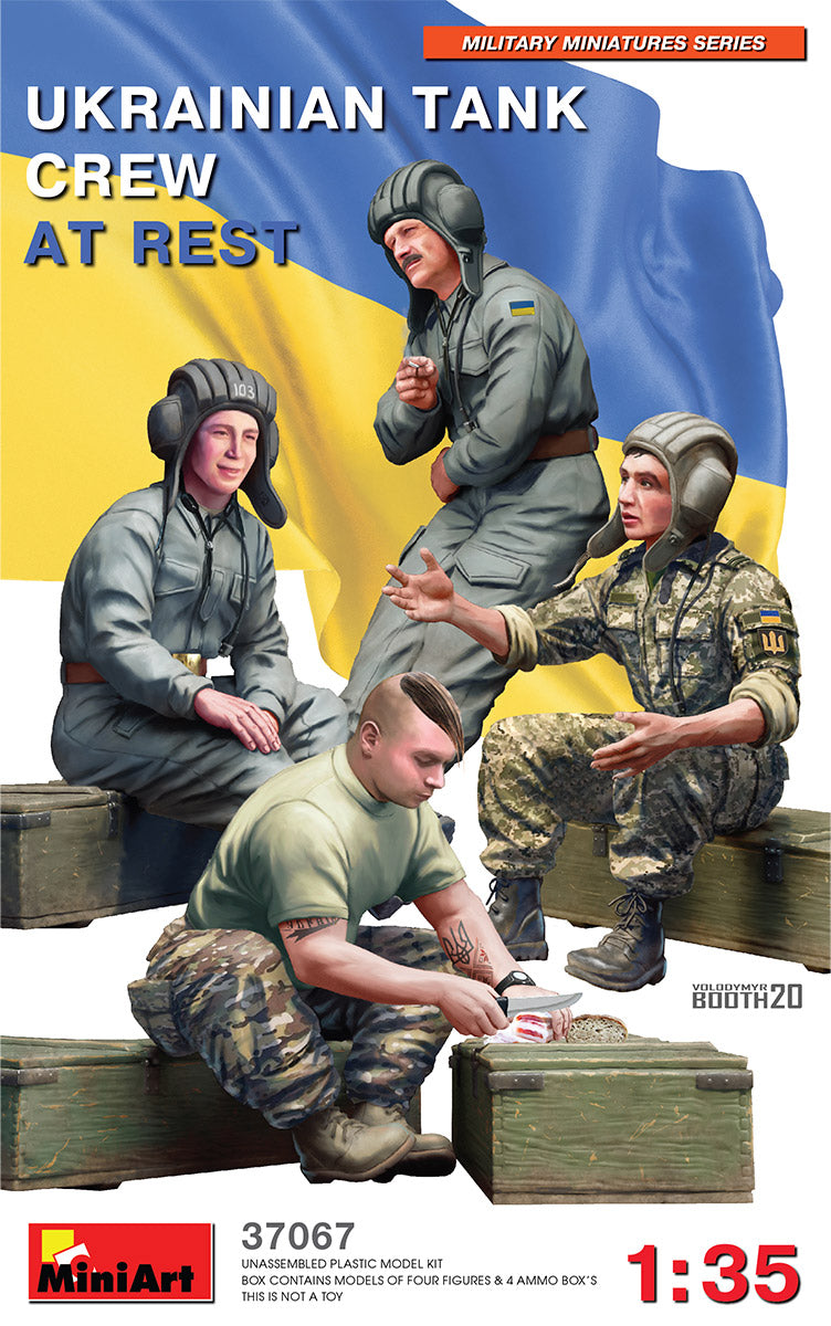 MiniArt Ukrainian Tank Crew at Rest - 37067 box art