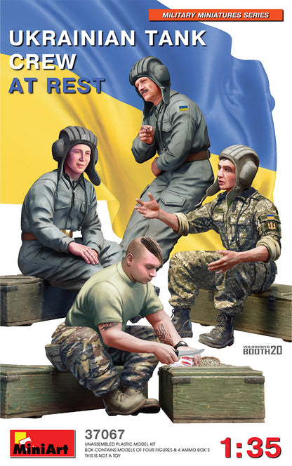 MiniArt Ukrainian Tank Crew at Rest - 37067 box art