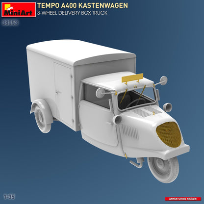 MiniArt 1/35 Military - Tempo A400 Kastenwagen 3-Wheel Box Truck - 38053