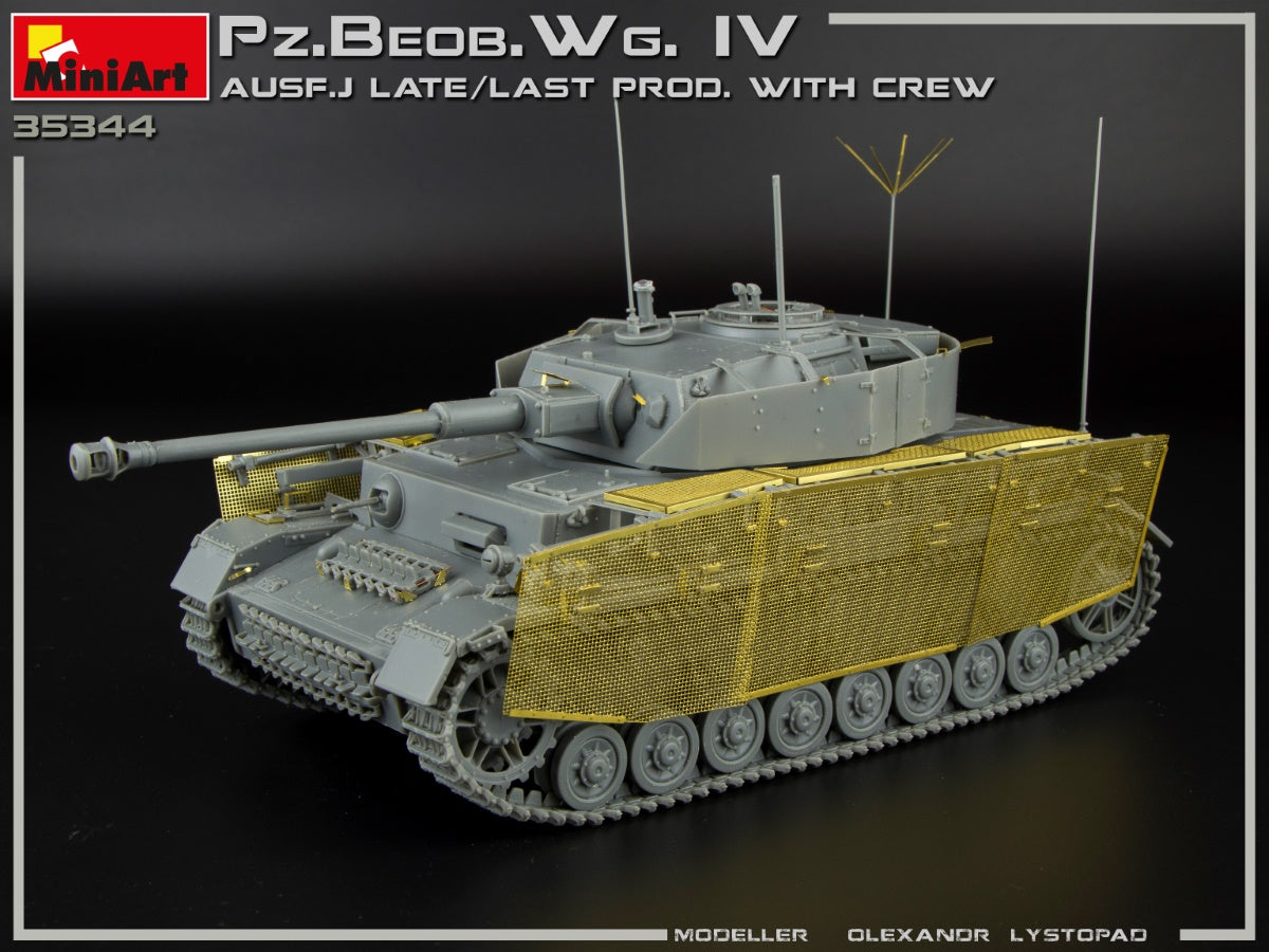 MiniArt 1/35 Military - Pz.Beob.Wg. IV Ausf J Late 2in1 w/ Crew - 35344