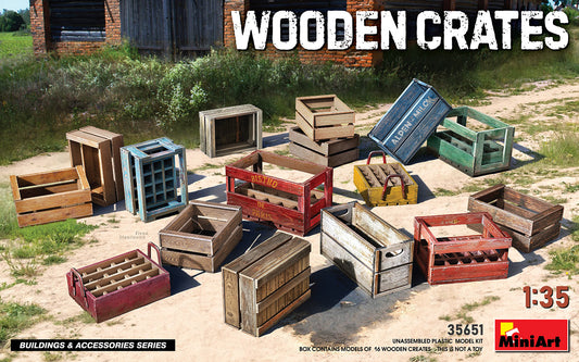 MiniArt Wooden Crates - 35651 box art