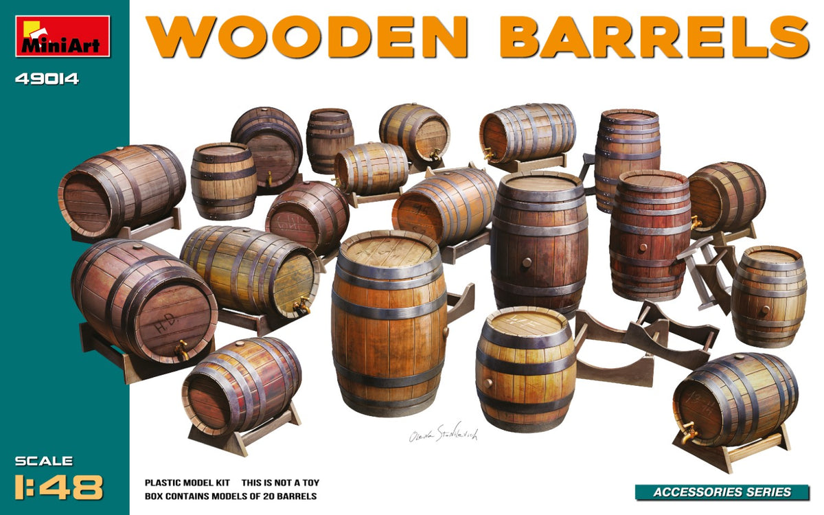 MiniArt Wooden Barrels - 49014 box art