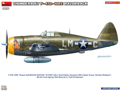 MiniArt 1/48 Aircraft - P-47D-10RE Thunderbolt, Advanced Kit - 48030