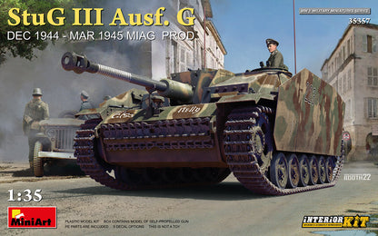MiniArt StuG III Ausf G 1944-45, Miag Prod, Int Kit - 35357 box art