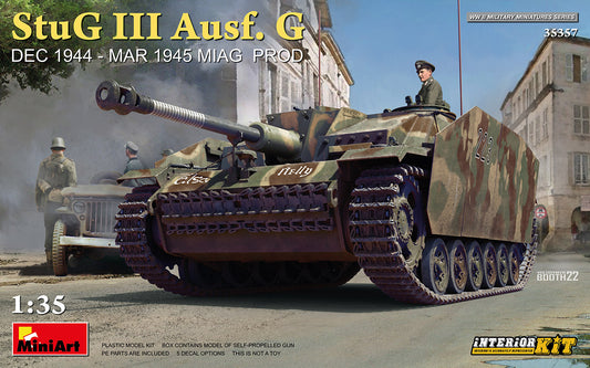 MiniArt StuG III Ausf G 1944-45, Miag Prod, Int Kit - 35357 box art