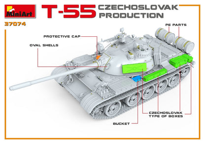 MiniArt 1/35 Military - T-55 Czechoslovak Prod - 37074