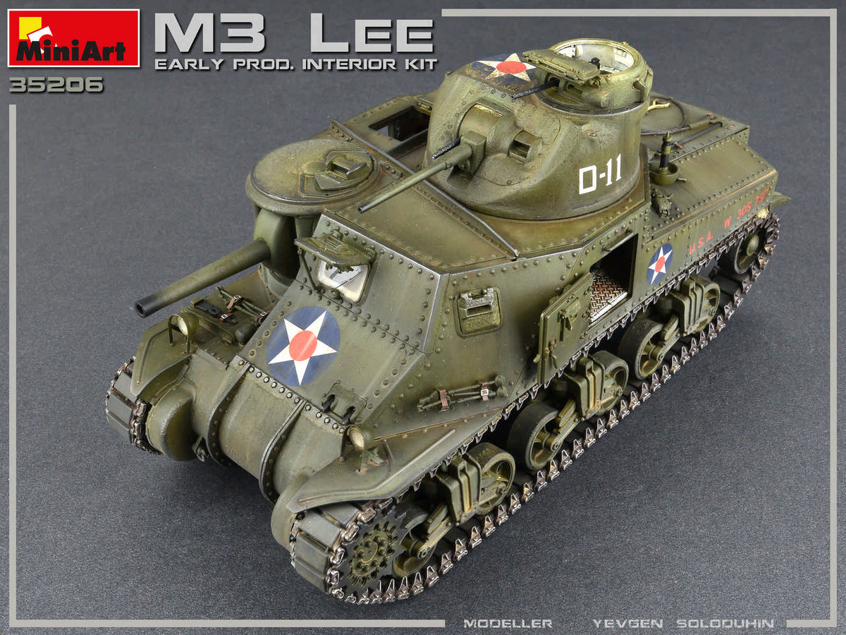 MiniArt 1/35 Military - M3 Lee Early Prod. Interior Kit - 35206