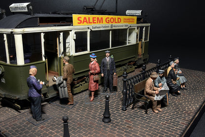MiniArt 1/35 Military - European Tram Car with Crew & Passengers - 38009