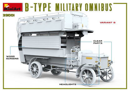 MiniArt 1/35 Military - B-Type Military Omnibus - 39001