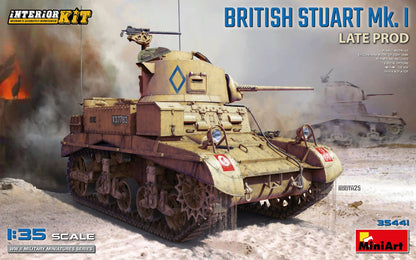 MiniArt M3 Stuart Mk I Late Prod (Interior Kit) - 35441 box art