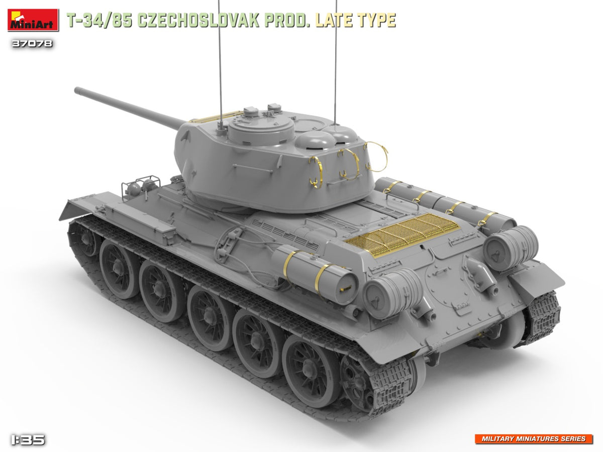 MiniArt 1/35 Military - T34/85 Czechoslovak Prod, Late Type - 37078