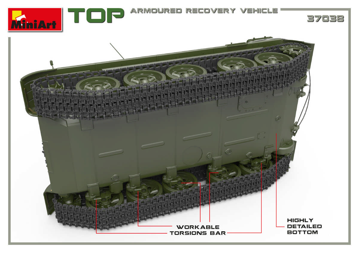 MiniArt 1/35 Military - TOP Armoured Recovery Vehicle - 37038