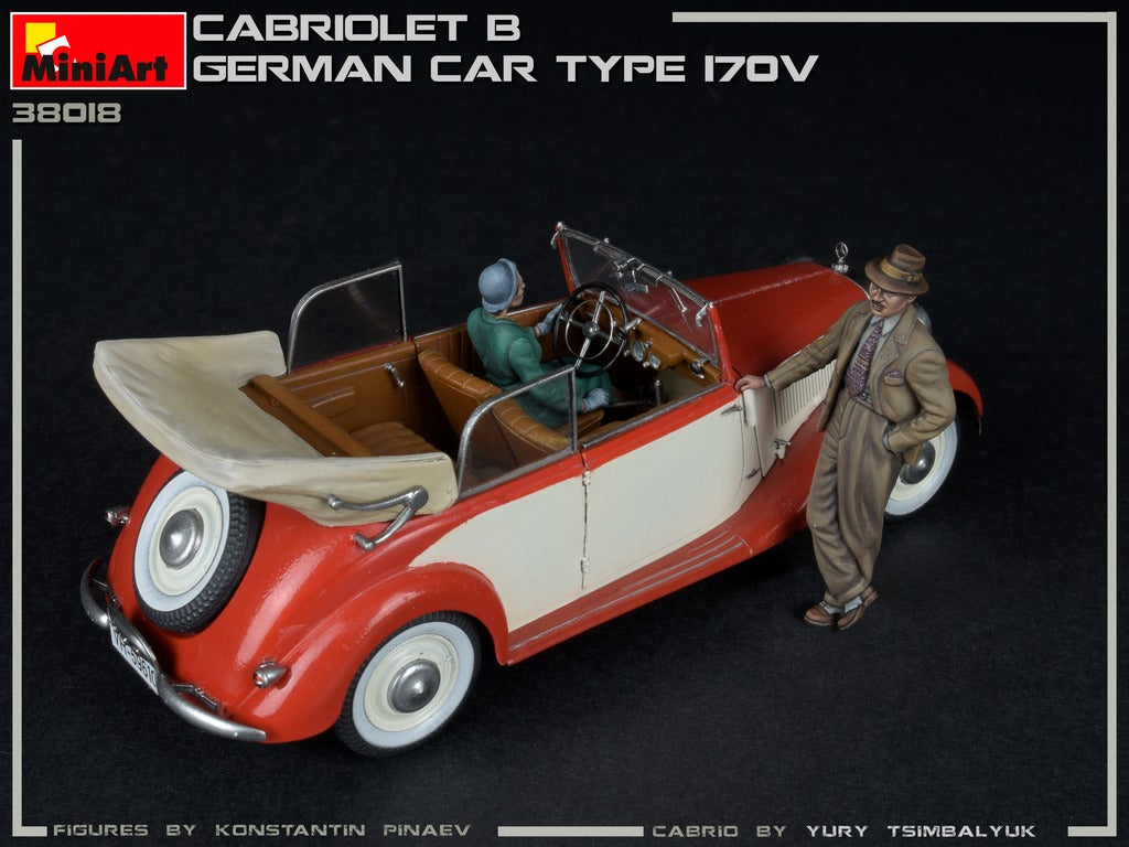 MiniArt 1/35 Military - Cabriolet B Germn Car Type 170V - 38018