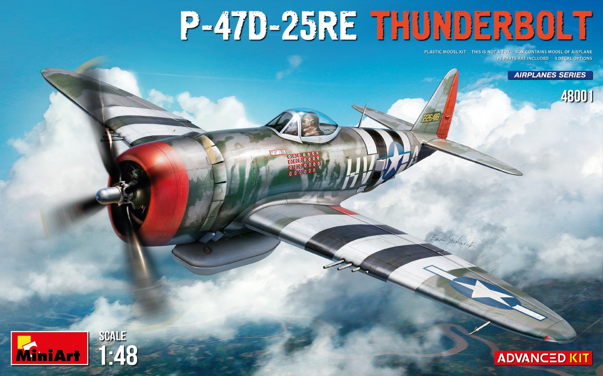 MiniArt P-47D-25RE Thunderbolt, Advanced Kit - 48001 box art