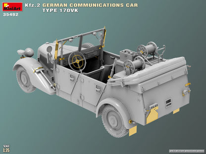 MiniArt 1/35 Military - Kfz.2 German Communications Car Type 170VK - 35492
