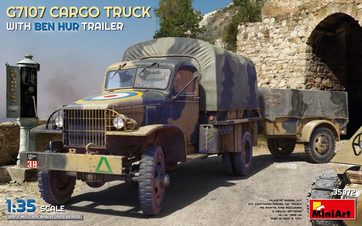 MiniArt G7107 1,5t 4x4 Cargo Truck with Trailer - 35372 box art