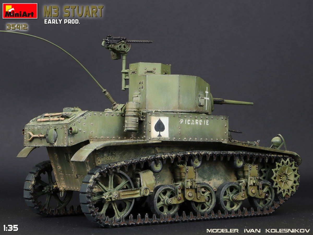 MiniArt 1/35 Military - M3 Stuart Early Prod - 35412