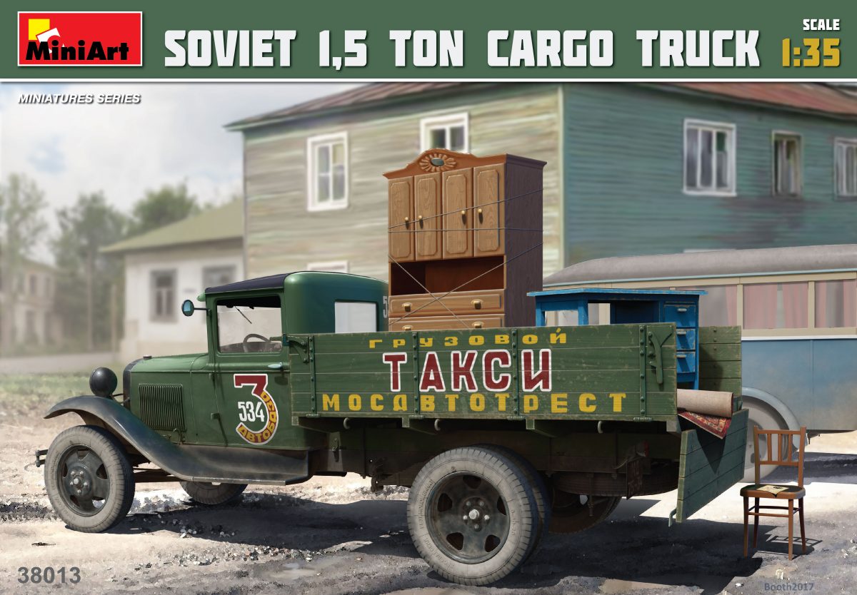 MiniArt Soviet 1.5ton Cargo Truck - 38013 box art