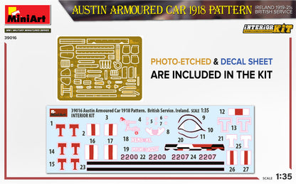 MiniArt 1/35 Military - Austin Armored Car (Ireland 1919-21) - 39016