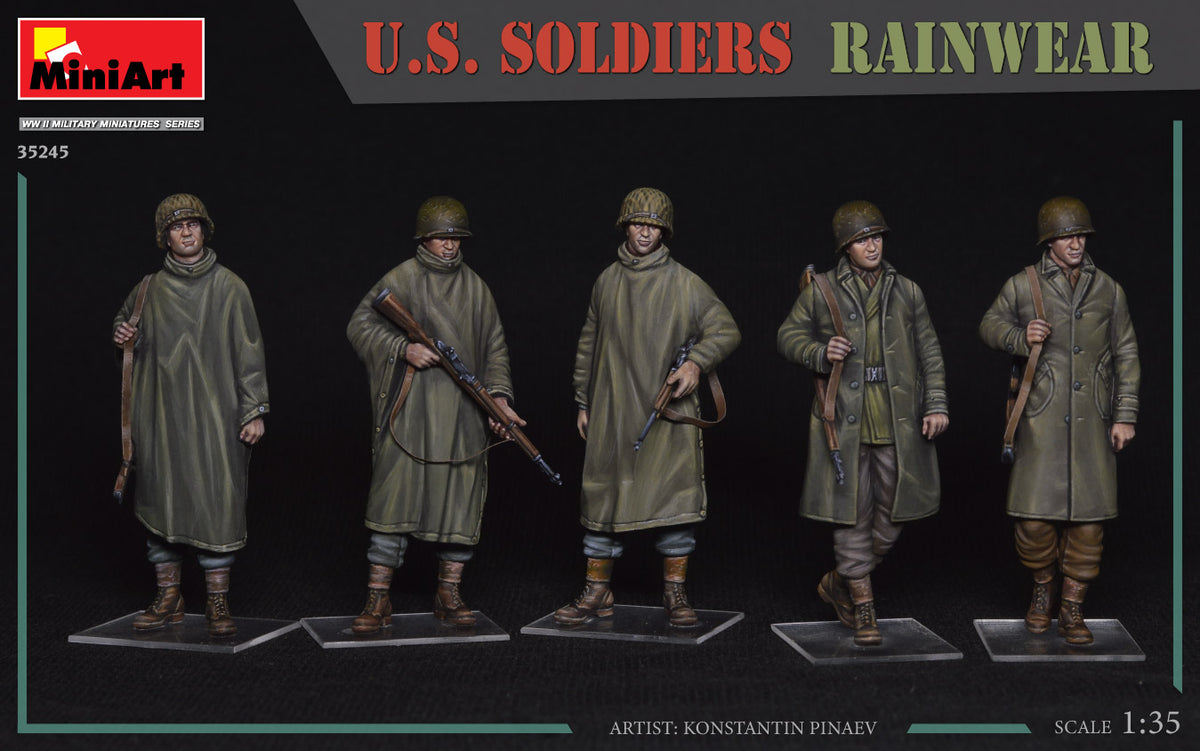 MiniArt 1/35 Military - US Soldiers in Rainwear - 35245