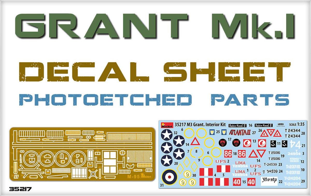 MiniArt 1/35 Military - Grant Mk. Interior Kit - 35217