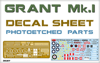 MiniArt 1/35 Military - Grant Mk. Interior Kit - 35217