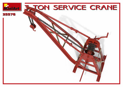 MiniArt 1/35 Military - 3 Ton Service Crane - 35576