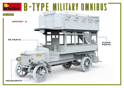 MiniArt 1/35 Military - B-Type Military Omnibus - 39001