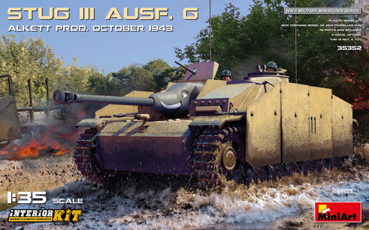 MiniArt StuG III Ausf. G Oct '43 Alkett Prod INT Kit - 35352 box art