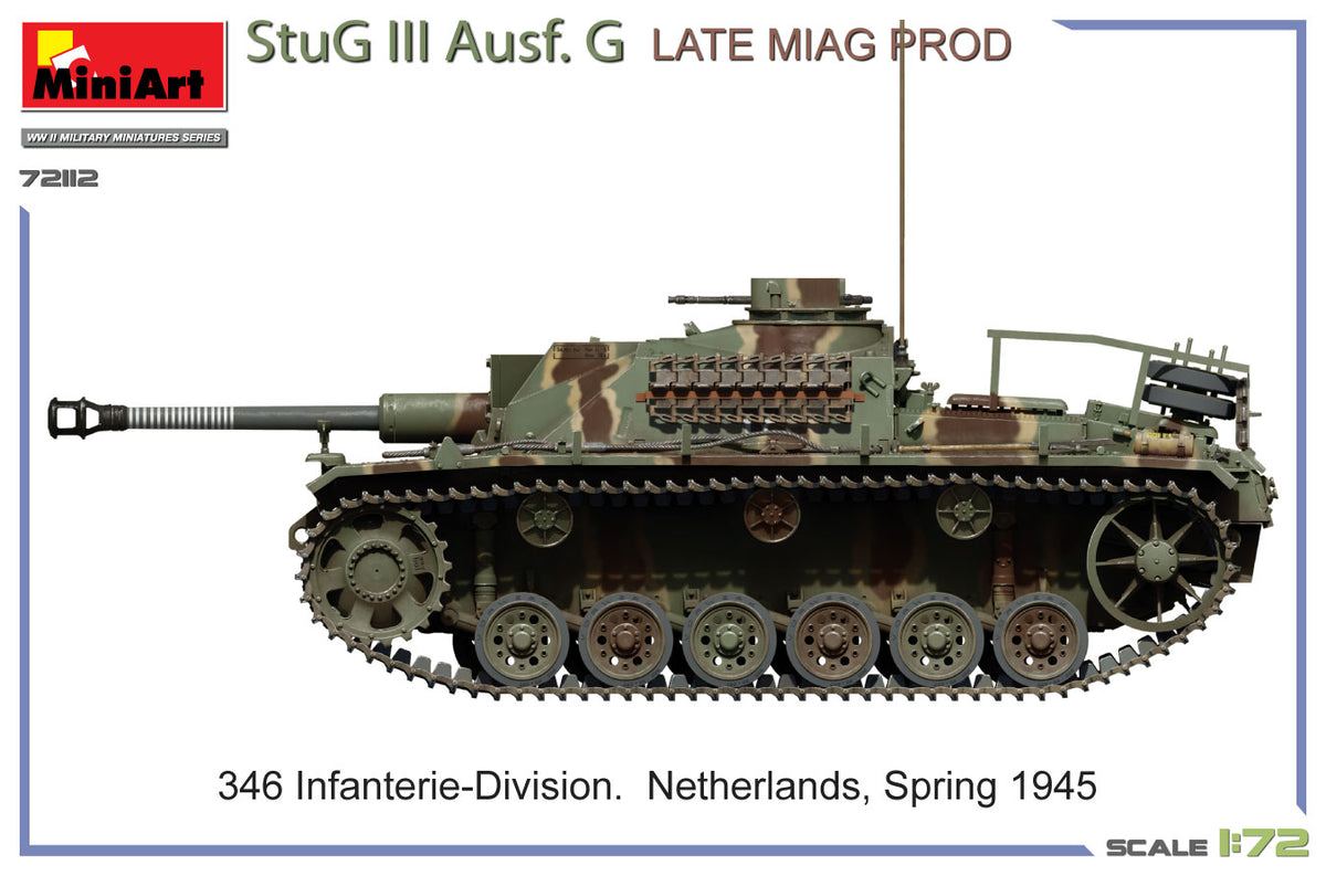 MiniArt 1/72 Military - StuH 42 Ausf. G Late Miag Prod - 72112