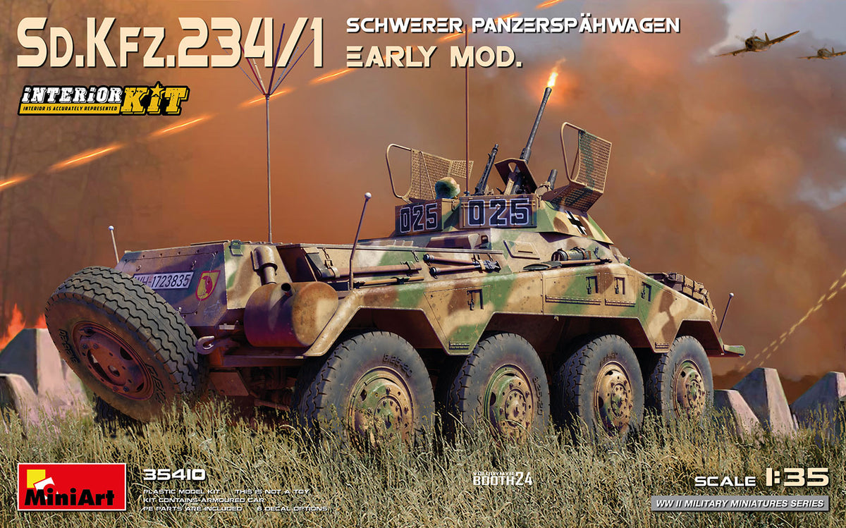 MiniArt Sd.Kfz.234/1 Schwerer Panzerspahwagen Early - 35410 box art