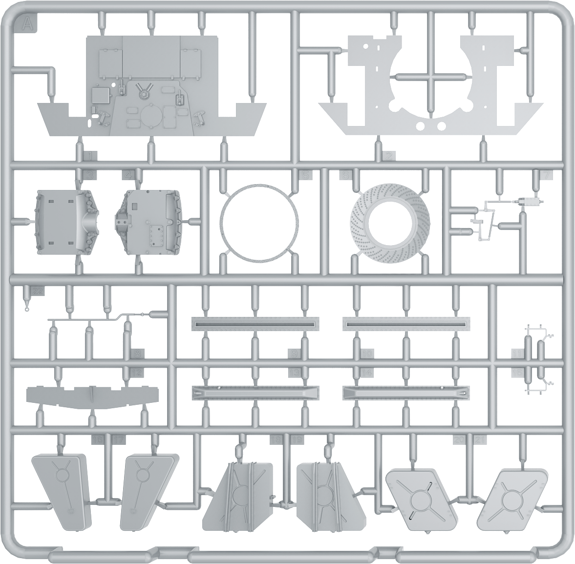 MiniArt 1/35 Military - T-34 Engine & Transmission Set - 35205