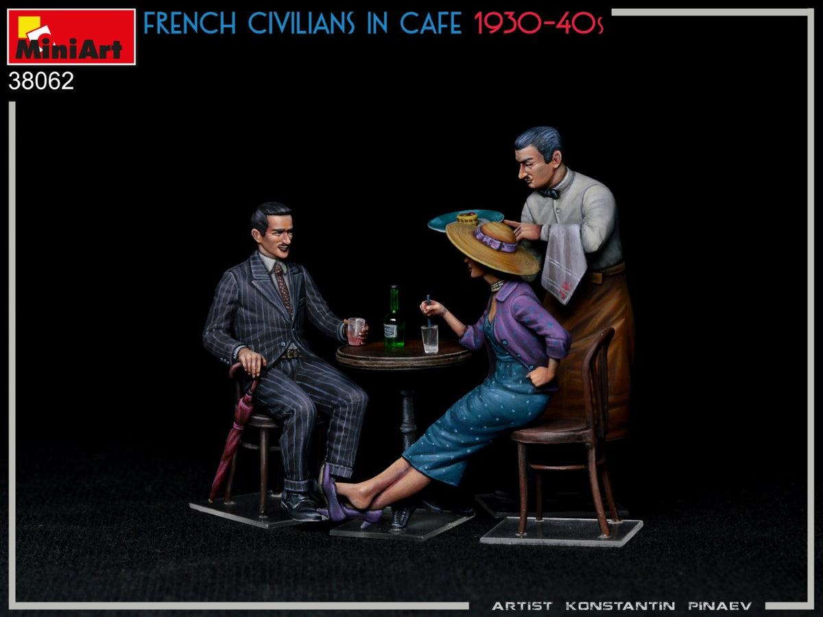 MiniArt 1/35 Military - French Civilians in Cafe 1930-40's - 38062