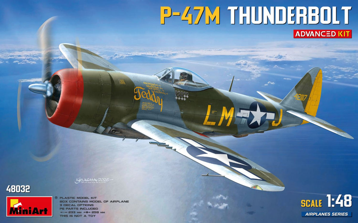 MiniArt P-47M Thunderbolt, Advanced Kit - 48032 box art