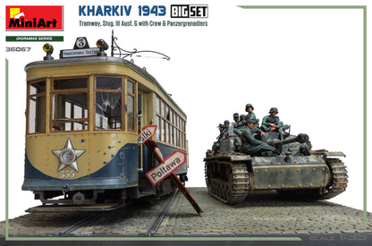 MiniArt 1/35 Military - Kharkiv 1943 - Tram & StugIII Ausf.G Big Set - 36067