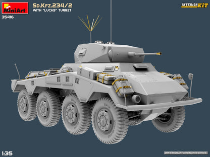 MiniArt 1/35 Military - Sd.Kfz.234/2 with 'Luchs' Turret (Int Kit) - 35416