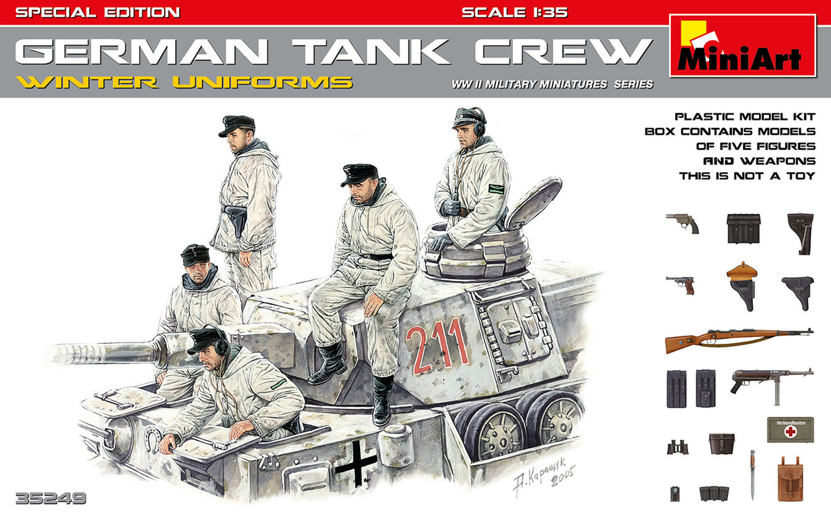 MiniArt German Tank Crew Winter Special Edition - 35249 box art