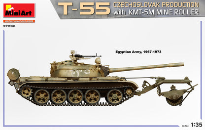 MiniArt 1/35 Military - T55 Czechoslovak w/KMT-5M - 37092