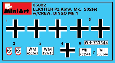 MiniArt 1/35 Military - Leichter Pz. Pz.Kpfw.Mk.I 202(e) Dingo Mk.I - 35082