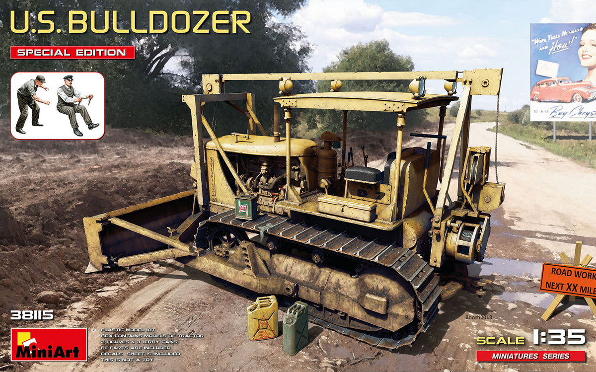 MiniArt US Bulldozer Special Edition - 38115 box art