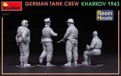 MiniArt 1/35 Military - German Tank Crew, Kharkov (Resin Heads) - 35354