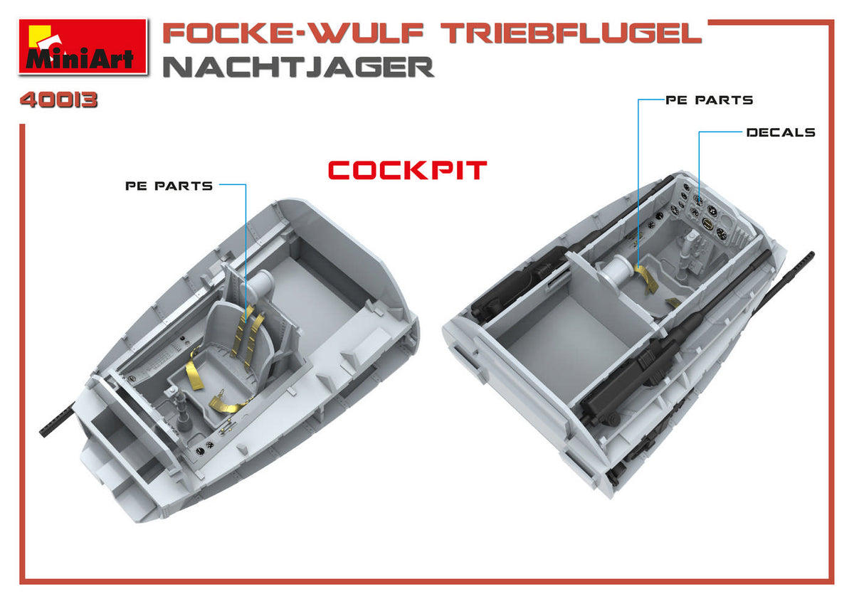 MiniArt 1/35 Aircraft - Focke-Wulf Triebflugel Nachtjager - 40013