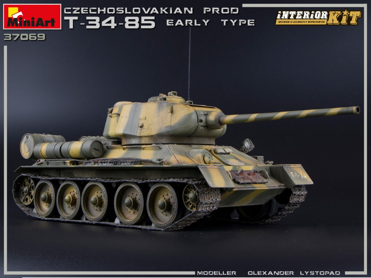 MiniArt 1/35 Military - T-34/85 Czech Prod Early (Interior Kit) - 37069
