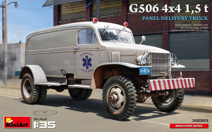 MiniArt G506 4x4 1.5 t Panel Delivery Truck - 38083 box art